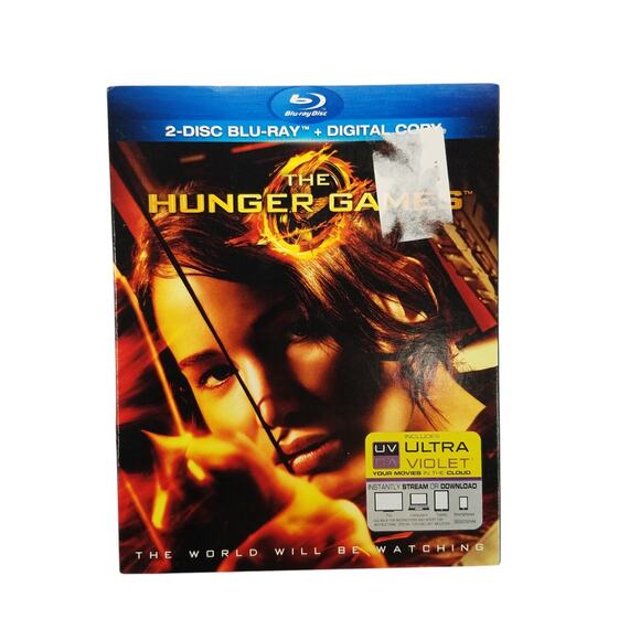 The Hunger Games 2 Disc Blu Ray Movie Jennifer Lawrence Sealed New - Picture 1 of 5